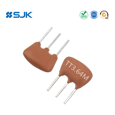 1.79~60MHz ডিআইপি 3 পিন ZTA রেজোনেটর 10 * 7.5 * 5.0mm নিরাপত্তা জন্য