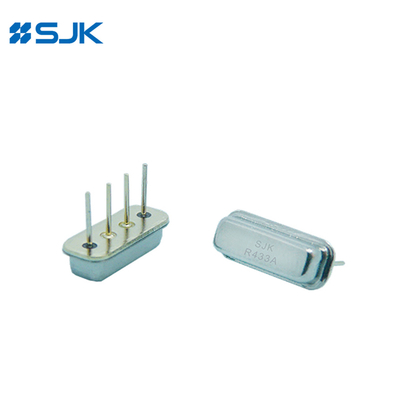 100 Ω F-11 DIP Saw Resonator 2.0 MHz-50 MHz রেঞ্জের জন্য 4 পিন সহ