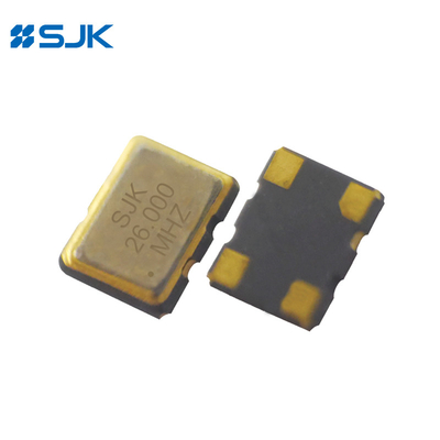 উচ্চ নির্ভরযোগ্যতা SJK-8W 19.2MHz SMD3225 VC-TCXO ক্লিপড সাইনস ওয়েভ আউটপুট টাইপ সহ